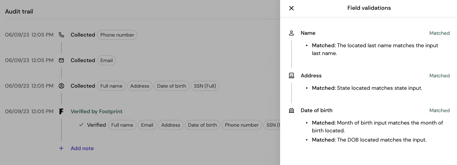 Field validations