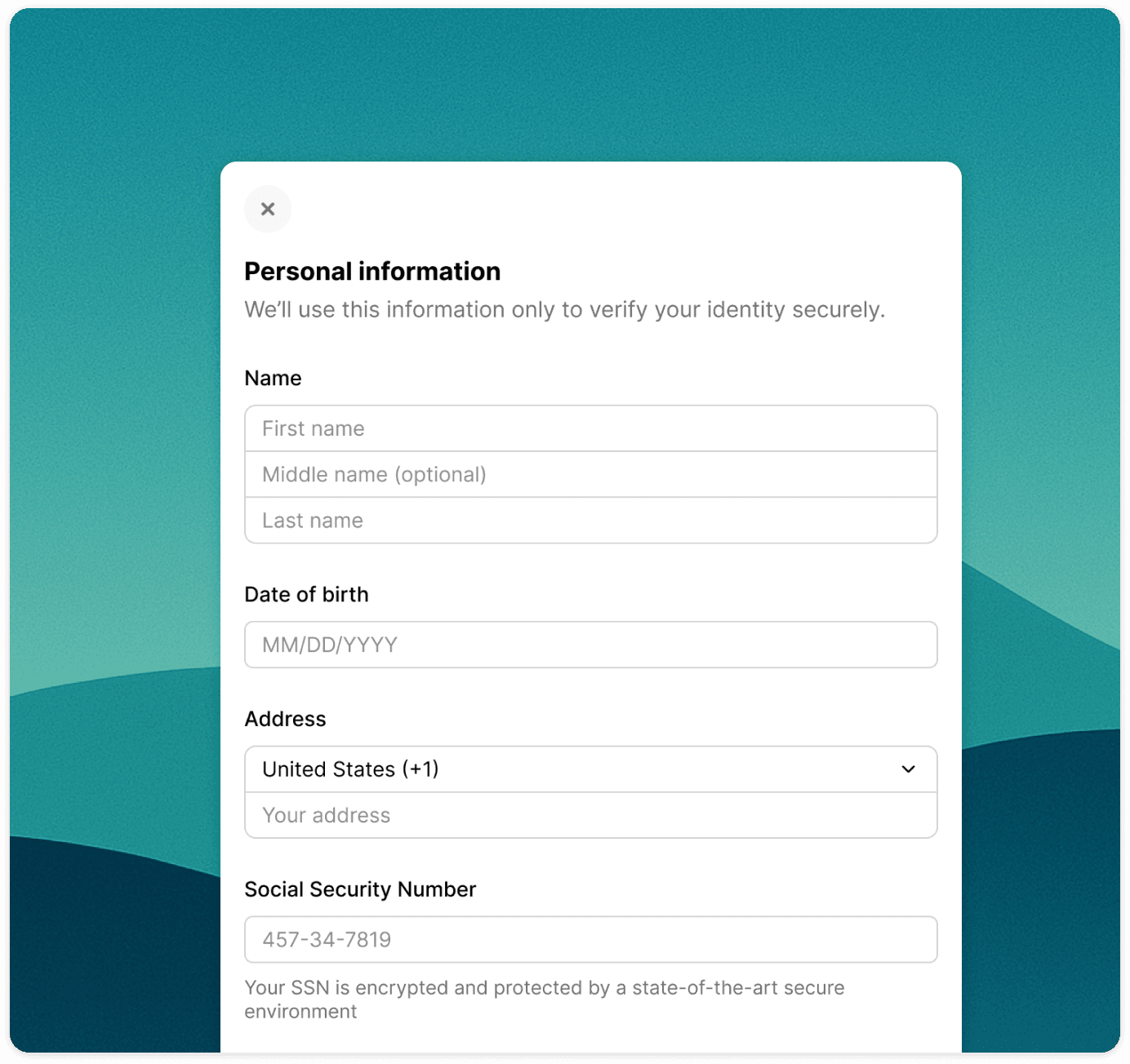 Collect and store user data