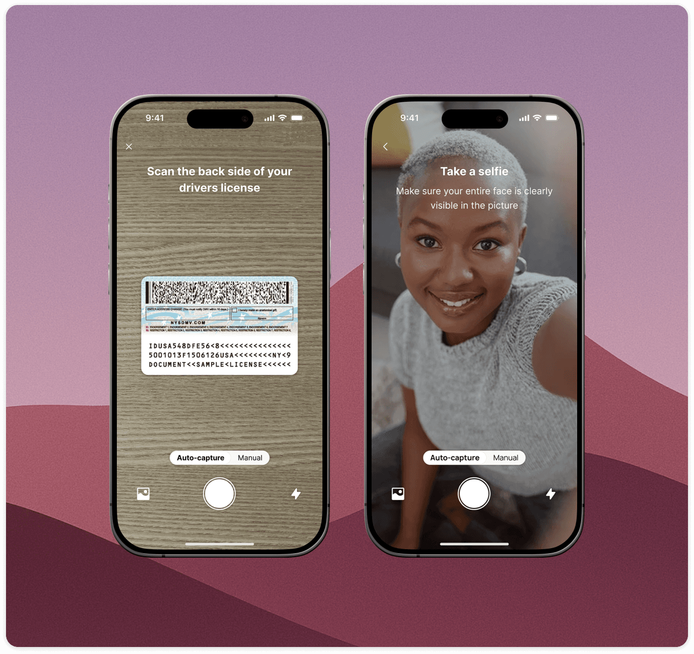 Collect ID docs and selfies