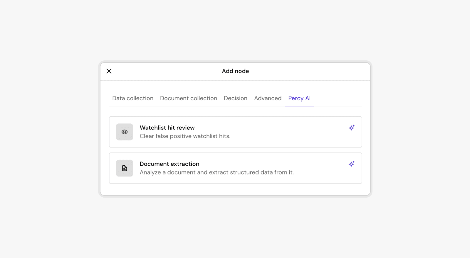 Introducing Percy AI: automated watchlist review & document extraction agents